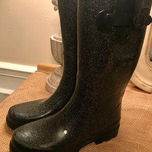 capelli rain boots glitter